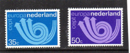 1973 Nederland MI N° 1011/1012 : ** MNH, Postfris, Postfrisch , Neuf Sans Charniere - 1973