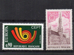 : **1973 Frankrijk MI N° 1826/1827 MNH, Postfris, Postfrisch , Neuf Sans Charniere - 1973