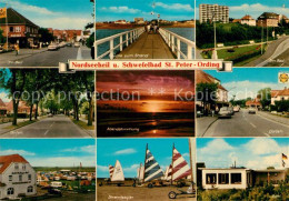 73159650 St Peter-Ording Nordseeheilbad Schwefelbad Bruecke Zum Strand Dorfstras - St. Peter-Ording