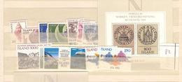 1982 MNH Iceland, Island, Year Complete, Posffris - Volledig Jaar