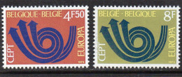 1973 België MI N° 1722/1723  : ** MNH, Postfris, Postfrisch , Neuf Sans Charniere - 1973