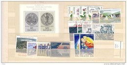 1983 MNH Iceland, Island, Year Complete,posffris - Annate Complete