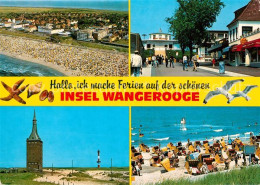 73159634 Wangerooge Nordseebad Nordseeinsel Fliegeraufnahme Leuchtturm Strand Or - Wangerooge