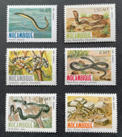 MOZAMBIQUE - 1982 - NEUF**/MNH - Série Complète Mi 876 / 881 - YT 862 / 867 - SERPENTS REPTILES SNAKES - Serpenti