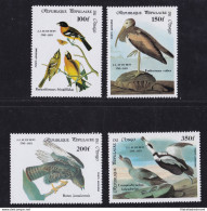 1985 CONGO - Birds/Uccelli , Yvert PA 332/335 Serie Di 4 Val.  MNH/** - Andere & Zonder Classificatie