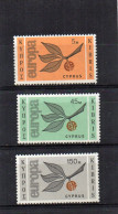 1965 Zypern Mi N° 258/260 : ** MNH, Postfris, Postfrisch , Neuf Sans Charniere - 1965