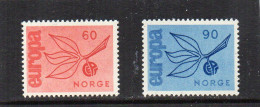 1965 Noorwegen Mi N° 532/533 : ** MNH, Postfris, Postfrisch , Neuf Sans Charniere - 1965