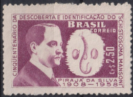 1959 Brasilien * Mi:BR 971, Sn:BR 903, Yt:BR 689, Pirajá Da Silva (1873-1961) And Schistosoma Mansoni (fluke) - Ungebraucht