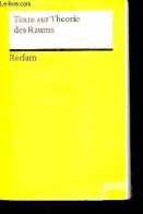 Texte Zur Theorie Des Raums - Herausgegeben Von Stephan Gunzel - GUNZEL STEPHAN - 2013 - Sonstige & Ohne Zuordnung