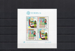 1981 Portugal MI N° Block 32 : ** MNH, Postfris, Postfrisch , Neuf Sans Charniere - 1981