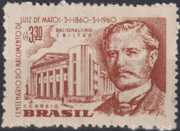 1960 Brasilien **  Mi:BR 972, Sn:BR 904, Yt:BR 688, Birth Centenary Of Luiz De Matos (1860-1926) - Ungebraucht