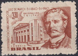 1960 Brasilien **  Mi:BR 972, Sn:BR 904, Yt:BR 688, Birth Centenary Of Luiz De Matos (1860-1926) - Ungebraucht