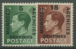 Britische Post In Marokko 1936 König Edward VIII. 237/38 Postfrisch - Oficinas En  Marruecos / Tanger : (...-1958