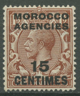 Britische Post In Marokko 1925 König Georg V. 213 Postfrisch - Bureaux Au Maroc / Tanger (...-1958)