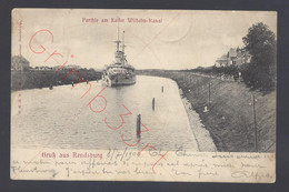 Gruß Aus Rendsburg - Parthie Am Kaiser Wilhelm-Kanal - Postkaart - Rendsburg