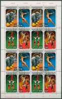 DDR 1985 Zirkuskunst Zusammendruckbogen 2983/86 ZD-Bogen FN 2 Gestempelt - 1981-1990
