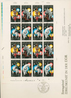 DDR 1978 Zirkus 2364/67 Großbogen (Originalbogen) Ersttagsbrief Mit FN 2 FDC - Otros & Sin Clasificación