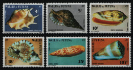 Wallis & Futuna 1986 - Mi-Nr. 501-506 ** - MNH - Meeresschnecken / Marine Snails - Ongebruikt