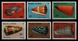 Wallis & Futuna 1983 - Mi-Nr. 448-453 ** - MNH - Meeresschnecken / Marine Snails - Neufs