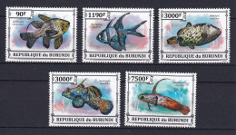 172 BURUNDI 2013 - Y&T 2110/13 Du BF 367 - Poisson - Neuf ** (MNH) Sans Charniere - Unused Stamps