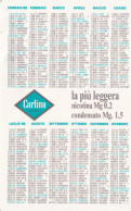 Calendarietto -  Cortina Super - La Più Leggera Nicotina - Anno 1988 - Petit Format : 1981-90