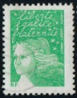 France 2002 Yv. N°3535A - TVP Vert - Oblitéré - 1997-2004 Maríanne Du 14 Juillet