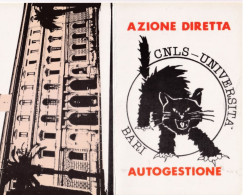 Calendarietto - Azione Diretta - Autogestione - Cnls - Università - Bari - Anno 1988 - Small : 1981-90