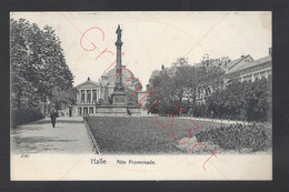 Halle - Alte Promenade - Postkaart - Halle (Saale)