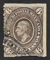 SD)1885 MEXICO  HIDALGO 6C COFFEE SCT 170, USED - Mexico