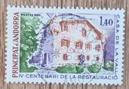 Andorre - YT N°289 - Restauration De La Maison Des Vallées - 1980 - Oblitéré - Usati