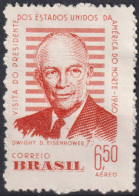 1960 Brasilien AEREO * Mi:BR 974, Sn:BR C93, Yt:BR PA81, Visit Of Dwight D. Eisenhower To Brazil - Posta Aerea