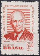 1960 Brasilien AEREO ** Mi:BR 974, Sn:BR C93, Yt:BR PA81, Visit Of Dwight D. Eisenhower To Brazil - Unused Stamps