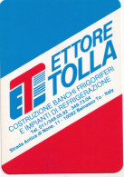 Calendarietto - Ettore Tolla - Construzione Banchi Frigoriferi - Beinasco - Torino - Anno 1989 - Small : 1981-90