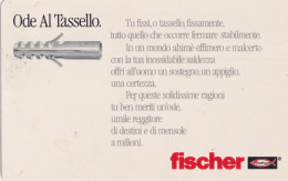 Calendarietto - Fischer - Ode Al Tassello - Anno 1989 - Tamaño Pequeño : 1981-90