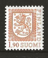 Finland 1989 National Coat Of Arm, Kr 1.90, Mi  1068 MNH(**) - Ungebraucht