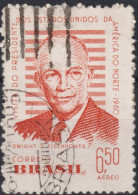 1960 Brasilien AEREO ° Mi:BR 974, Sn:BR C93, Yt:BR PA81, Visit Of Dwight D. Eisenhower To Brazil - Used Stamps