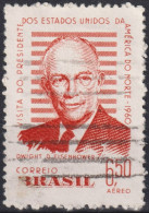 1960 Brasilien AEREO ° Mi:BR 974, Sn:BR C93, Yt:BR PA81, Visit Of Dwight D. Eisenhower To Brazil - Airmail