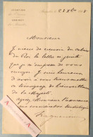● L.A.S 1868 Arthur De La Guéronnière Légation De France à Bruxelles Cabinet Du Roi LE DORAT Belgique Lettre Autographe - Politiques & Militaires