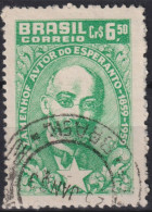 1960 Brasilien ° Mi:BR 975, Sn:BR 905, Yt:BR 691, Ludwig Lazarus Zamenhof (1859-1917), Inventor Of Esperanto - Gebraucht