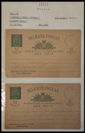 PORTUGAL AZORES AÇORES ANGRA 1892 - 1895 KING CARLOS I 10 + 10 REIS REPLY PAID MNH** BILHETE POSTAL POSTAL STATIONERY - Angra