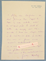 ● L.A.S Gustave KAHN Poète & Critique D'art Né à Metz - Lettre Autographe 82 Rue Vaneau à Paris - Schrijvers