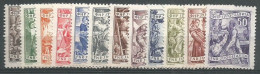 Yugoslavia Jugoslawien - Mi.628/39 Complete Set Mint MH / * 1950 Michel CV: 120,00€ Workers - Neufs