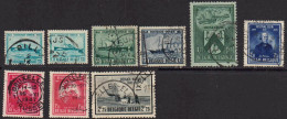 Belgique 1946 -1947  Lot De 9 Timbres N°  COB Ci-dessous - Gebraucht