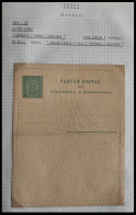 PORTUGAL AZORES AÇORES ANGRA 1893 -1895 KING CARLOS I 25 Rs GREEN  MNH** BILHETE POSTAL LETTER CARD INC PAGE - Angra