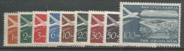 Yugoslavia Jugoslawien Airmail Mi.644/52 Complete Set Mint MH / * 1951 Michel CV: 80,00€ Planes - Luchtpost