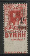 N° 158f + Bandelette Publicitaire + Une Partie D'une Seconde Publicité Voir Suite - Used Stamps