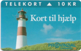 Denmark - KTAS - Kort Til Hjaelp - TDKP126A - 01.1995, 10kr, 6.000ex, Used - Danemark