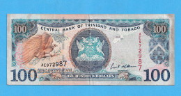 2002 TRINIDAD Y TOBAGO  AMERICA 100 USD BILLETE BANKNOTE CIRCULATED - Sonstige – Amerika