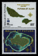 Wallis & Futuna 2008 - Mi-Nr. 965-966 ** - MNH - Kartographie (II) - Nuevos