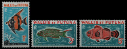 Wallis & Futuna 1963 - Porto - Mi-Nr. 37-39 ** - MNH - Fische / Fish - Postage Due